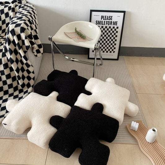 INS Nordic-style special-shaped puzzle plush pillow/cushion